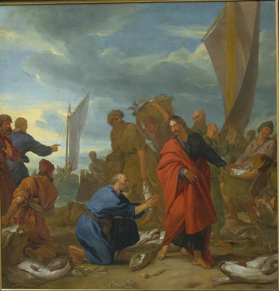 Pesca miracolosa - Sint, Salvatorskathedraal, Bruges